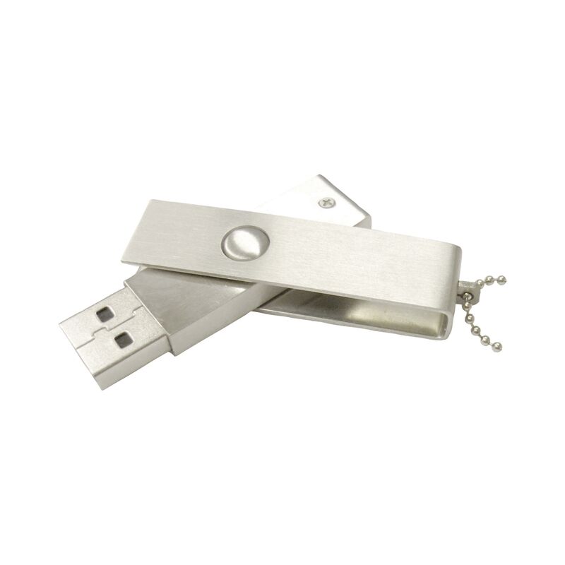 Slim Brushed Metal Swivel Drive