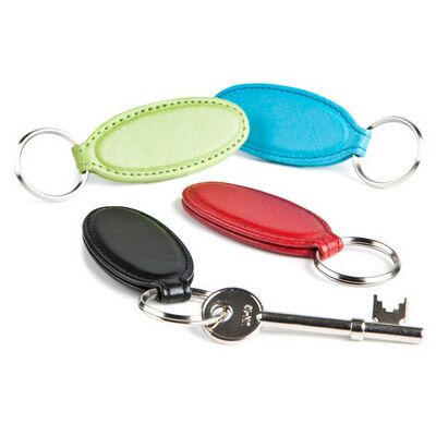Vivid Oval Key Ring